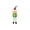 A, variant on Christmas Long Leg Sitting Elf Decoration Lighted Holiday Shelf Sitter Figurine Fabric Plush Tabletop Ornament Decor