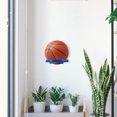 thumbnail image 3 of Wall Mount Ball Rack Basketball Football Rack Plastic Ball Storage Display Holder, 3 of 8