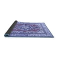 thumbnail image 2 of Ahgly Company Indoor Round Persian Blue Traditional Area Rugs, 4' Round, 2 of 4