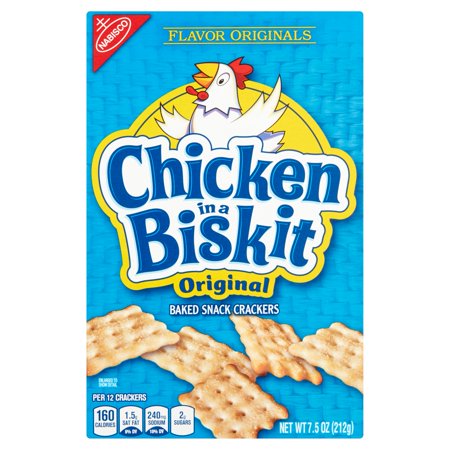 Nabisco Chicken In A Biskit Original Baked Snack Crackers, 7.5 OZ