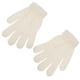 thumbnail image 2 of PTOOTP Guantes para niños de otoño e invierno, de punto, de color liso, con cinco dedos, cálidos, para niños de 4 a 12 años (blancos)., 2 of 7