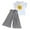 Gray, variant on Baby Toddler Kids Girls Summer Outfits Sunflower Printing Fly Sleeve Tees Shirt + Wide-Legged Pants Casual Two-Piece Set for 3-12Years