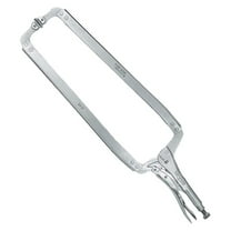 Vise-Grip Locking C-Clamp 24 Inch - Alloy Steel C-Clamps with Plain Handle - Silver 605mm - Versatile Clamping Tool for Woodworking, Welding, DIY Projects