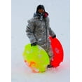 thumbnail image 6 of ESP 26" Sno Racer Disc - Snow Sled Discs - Neon Tie Dye, Neon Green, Hot Orange - 3 pack, 6 of 10