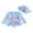 Blue, variant on Cenuakty Little Girl 4th of July Swimsuit Bathing Suit with Hat