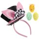 thumbnail image 1 of KAKOWELY Diadema con orejas de conejo, sombrero de copa, diadema de fiesta, accesorio de disfraz para niños, 1 of 5