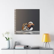Mandarin Duck Reflection - Canvas