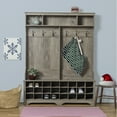 thumbnail image 2 of Simply Daisy Nuts & Bolts Geometric 18 x 29 in Dark Green Laundry Bag, 2 of 3