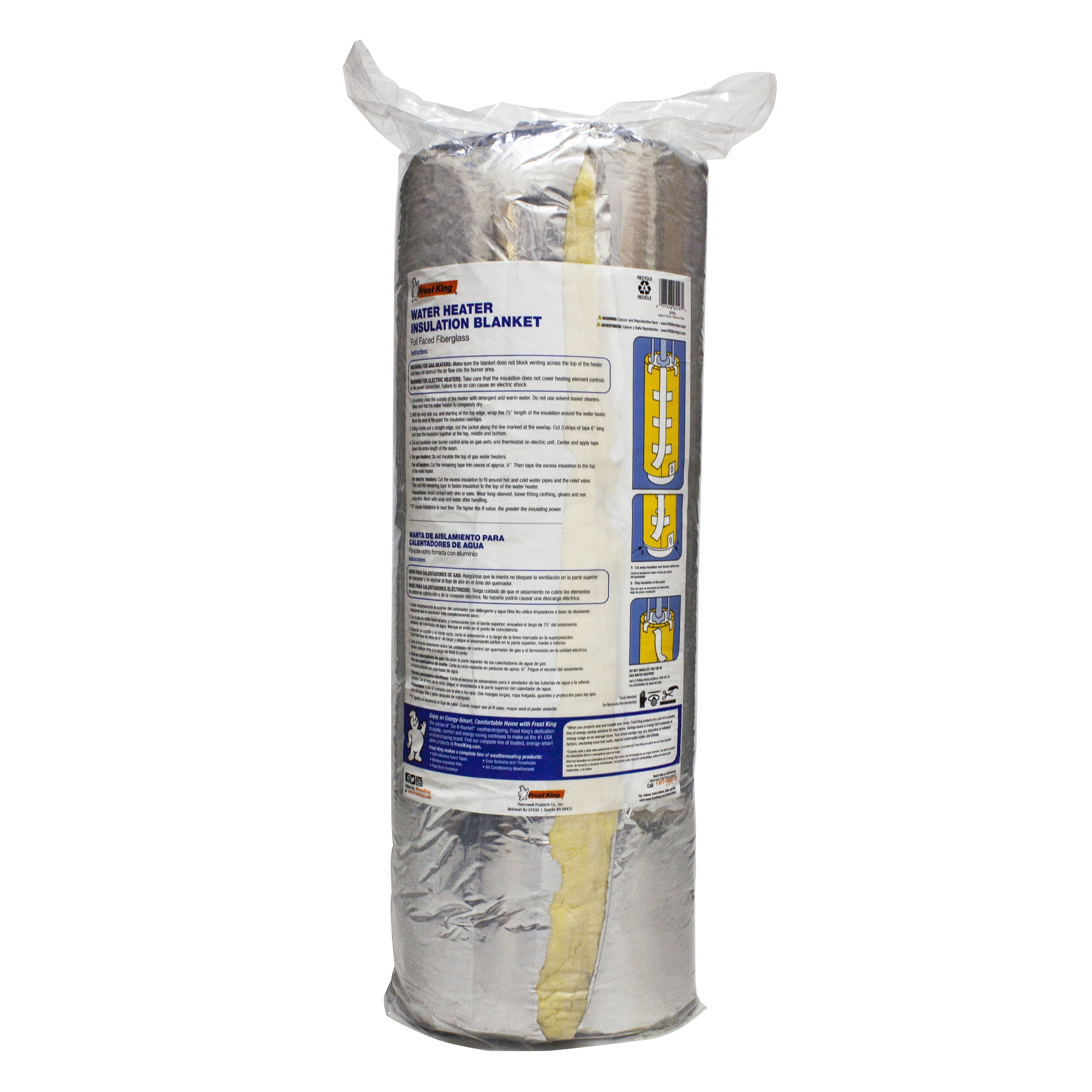Frost King SP57/11C Insulation Blanket, 3 in Thick, Plast