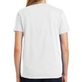 thumbnail image 2 of Health Awareness with Rose Graphic Design Ladies Big Size Soft Spun Cotton Essential T-Shirt - White 2XL, 2 of 2