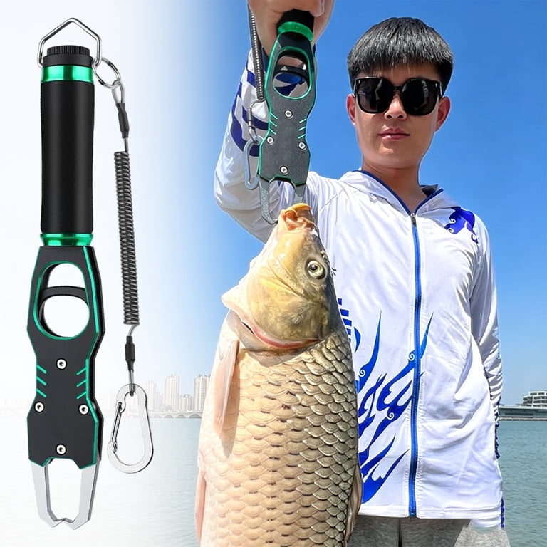 Mechanical Fish Gripper Scale for Anglers, Metal Jaw Control Tool, Boat ...