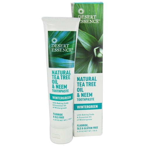 Desert Essence Toothpaste With Baking Soda, Wintergreen, 6.25 Oz, 6