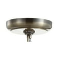 thumbnail image 5 of JONATHAN Y Regina 12" Crystal/Metal Empire LED Pendant, Antique Brass, 5 of 9