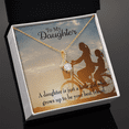 thumbnail image 3 of Alluring Ribbon Necklace with Mom's Best Friend Message Card – 14K White Gold or 18K Gold Finish, 3 of 20