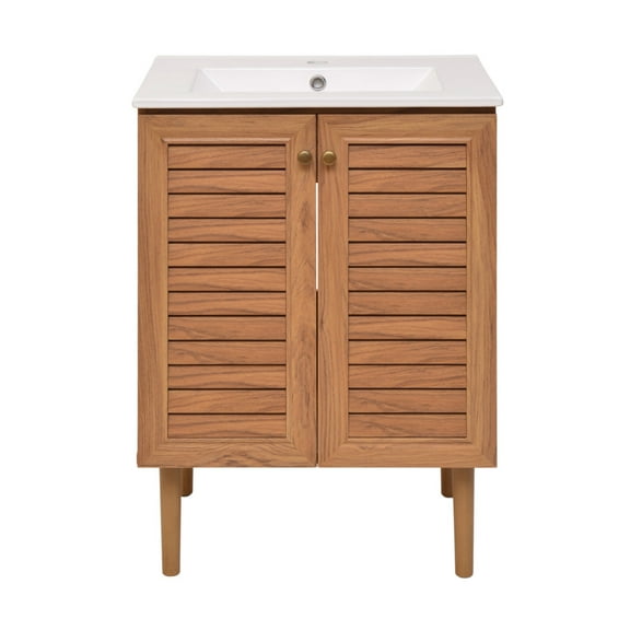 Bron 24" Bathroom Vanity in Oak