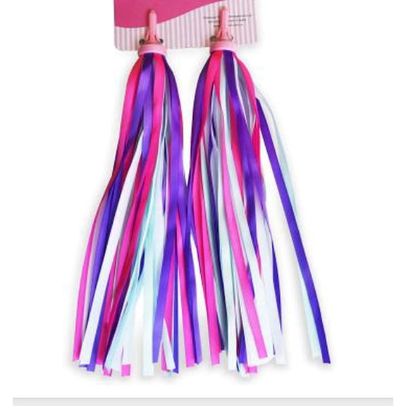 AURARMLET 6Pcs Dynamic Bike Streamers Tassels for Scooter and Tricycle Handles