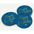 thumbnail image 3 of Inkdotpot Gold Foil Paper Hang Tag Happy Birthday Favor Tag 100 Piece, 3 of 7