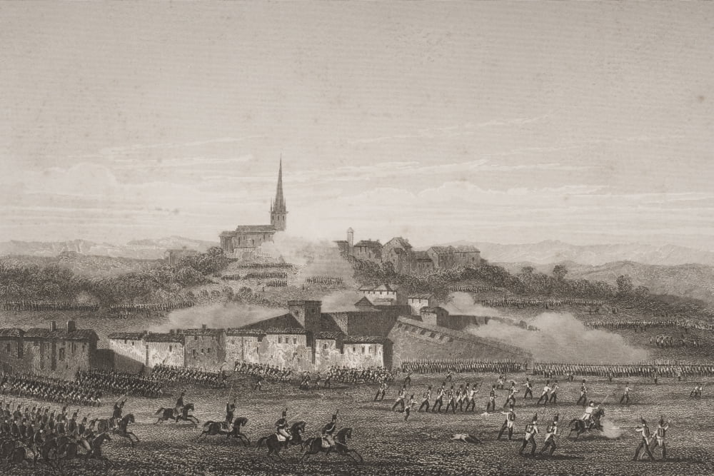Battle Of Montebello 9Th June 1800Engraved By HBibby After J Garbaul From Englands Battles By Sea And Land By Lieut Col Williams The London Printing And Publishing Company Circa 1890S Canvas Art - Ken
