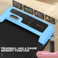 thumbnail image 4 of Walking Pad treadmill with Shock-absorbing Rubber,2 in 1 Under Desk Treadmill with Remote Control,300lbs Portable Treadmill with 3 Custom Modes for Home/Office, 4 of 7
