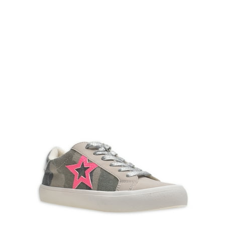 Time and Tru Women's Low Top Fashion Star Sneakers