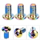 thumbnail image 5 of Juego de 12 piezas con tornillos T25, accesorios de ciclismo en colores vibrantes, rotores de freno de disco de acero resistentes para bicicletas, 5 of 8