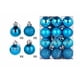 thumbnail image 3 of Adornos para árbol de Navidad, 3 cm/24 piezas, juego de bolas navideñas de plástico galvanizado, colgante decorativo para ventana de tienda, regalo para colgar en la pared, 3 of 5