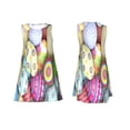 thumbnail image 3 of Vsdgher Colorful Easter Eggs Print Summer Dresses for Women Casual U Neck Beach Dress Sleeveless Tank Loose Sundress with Pocket -Medium, 3 of 7