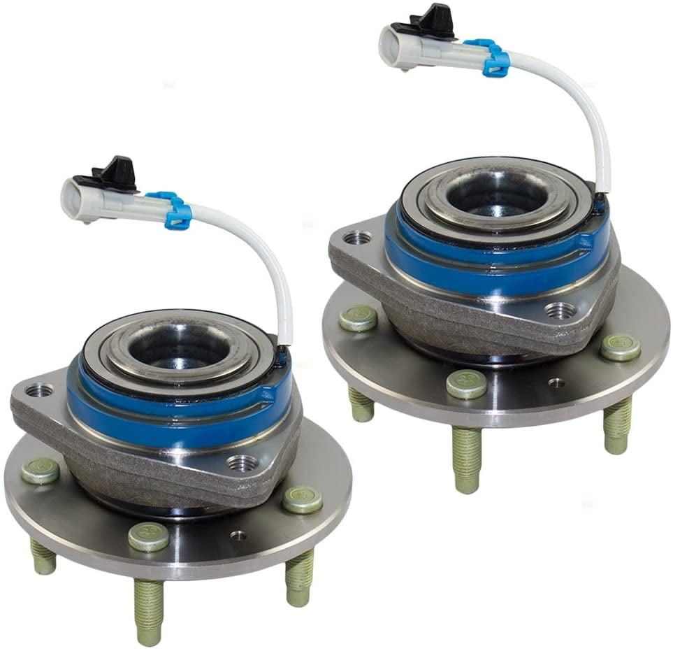 Brock Replacement Set Front Hubs & Wheel Bearings for 20052011