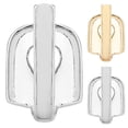 thumbnail image 2 of Single Teeth Grillz Cap Geometry Hip Hop Plated Tooth Grillz Top Teeth Grillz, 2 of 10