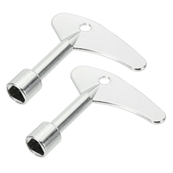 Uxcell Triangle Spanner Key, Universal Triangular Socket Keys Cabinet Key Lift Door Lock Key 2
