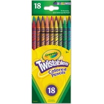 Crayola Twistables Colored Pencils, Assorted Colors 18 ea (Pack of 6)