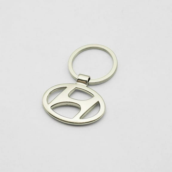 Metal/Leather Car Keychain Badge Emblem For Hyundai Elantra Kona i10 i20 i30 ix25 ix35 Tucson N Line Key Chain Rings Accessories