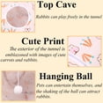 thumbnail image 2 of Bunny Tunnels & Tubes HERCOCCI, piel de conejo plegable en 3 direcciones, 2 of 6