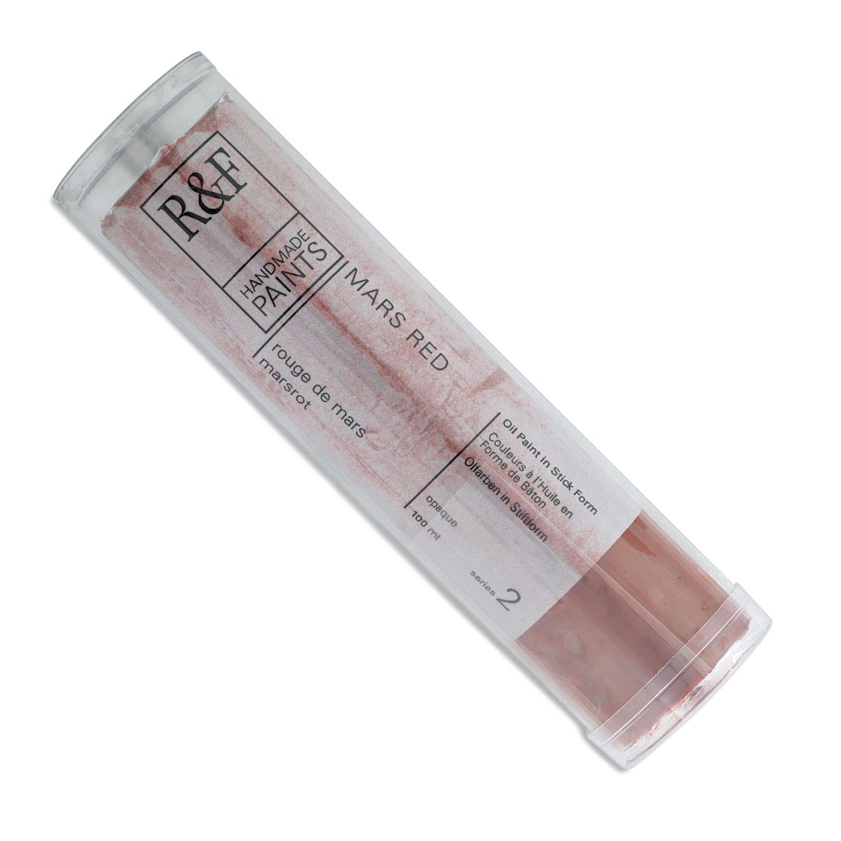 R&F Handmade Paints Pigment Stick, 100ml, Mars Red
