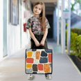 thumbnail image 4 of 3 Ring Zipper Binder with Shoulder Strap Waterproof Trapper Keeper 2 Inch D-Ring 500 Sheets Capacity Line Block Doodle, 4 of 7
