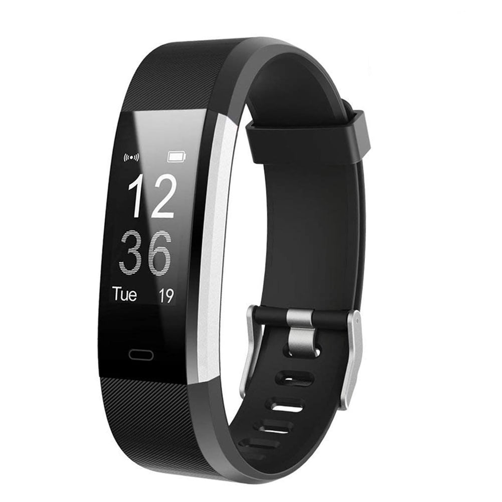 Tpu Id115plus Hr Bracelet Fitness Tracker Watch With Blood Pressure
