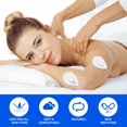 thumbnail image 3 of Paquete de 20 almohadillas de repuesto para unidad TENS/EMS, para más de 30 usos. Juego de almohadillas de electrodos TENS sin látex TEC.BEAN con autoadhesividad mejorada. Compatible con MEDVICE y máq, 3 of 5