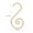 Gold, variant on Rupoun 60pcs Metal S Shape Hooks Mini Multi Purpose Christmas Tree Decoration Holder Stands Wreath Garland Display Ornament Hangers Sturdy Accessories Green 1 x 2 Inches