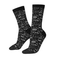 thumbnail image 1 of Fotbe Travel The World Calcetas Largas con Estampado para Hombre y Mujer – Calcetas de Compresión Transpirables y Elásticas, Viajar y Uso Diario Talla 5-11, 1 of 6