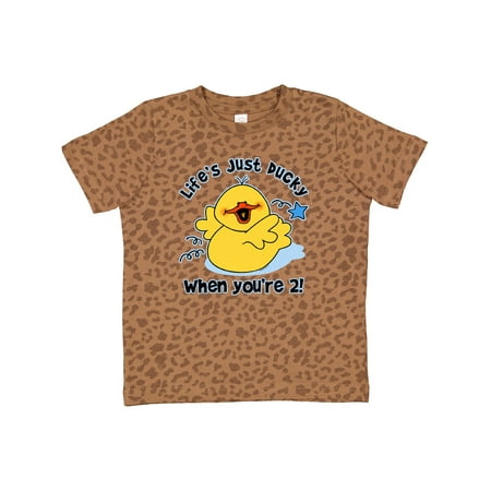 

Inktastic Life s Ducky 2nd Birthday Gift Toddler Boy or Toddler Girl T-Shirt