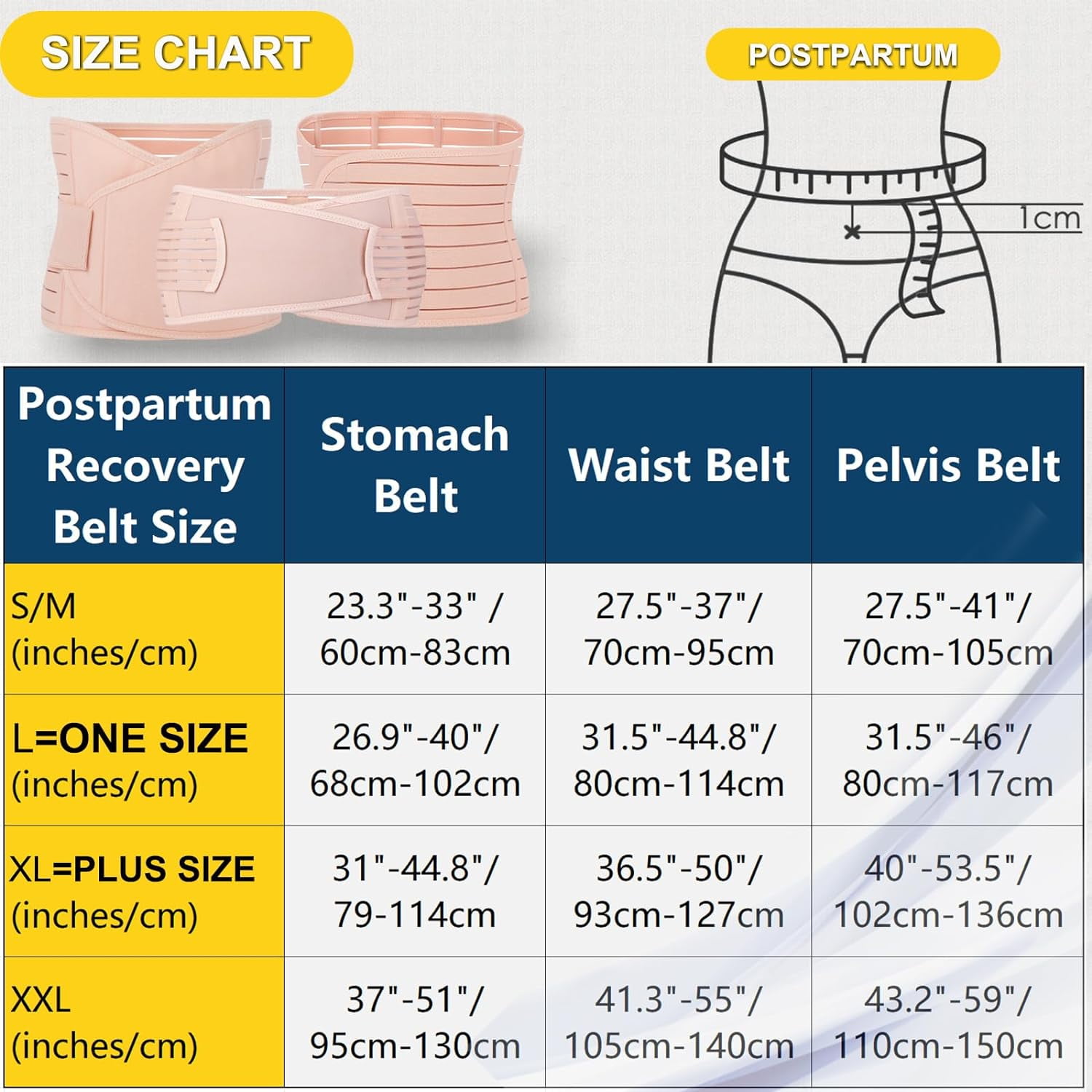  ChongErfei 3 in 1 Postpartum Belly Wrap - Recovery Belly/Waist/Pelvis  Belt Black Postpartum Belly Band,Black L/One Size : Health & Household