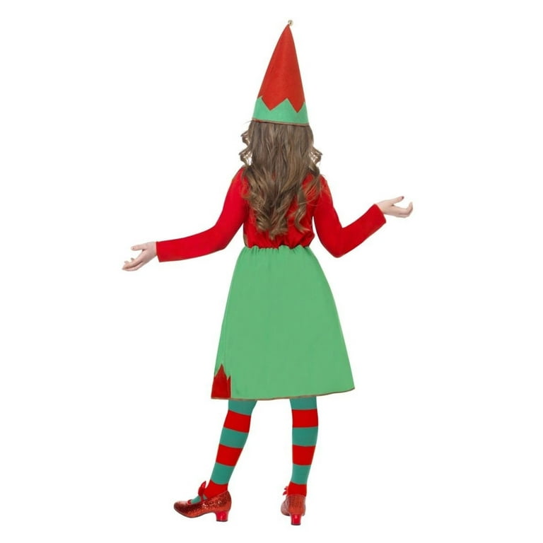 Santas Little Helper Costume Kids Red Green Santas Little Helper Costume Kids Red Green