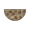 thumbnail image 1 of Mayberry Rug AD9591 2X4WD 2 ft. x 3 ft. 8 in. Wedge American Destination Pine Grove Area Rug, Antique, 1 of 1