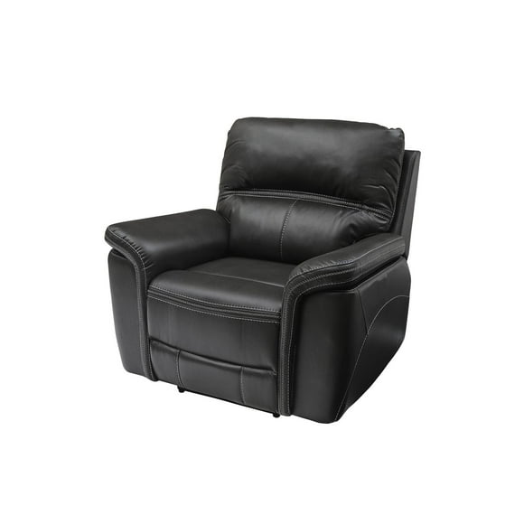 K-LIVING LOUSIANA LEATHAIRE POWER RECLINER CHAIR IN GREY