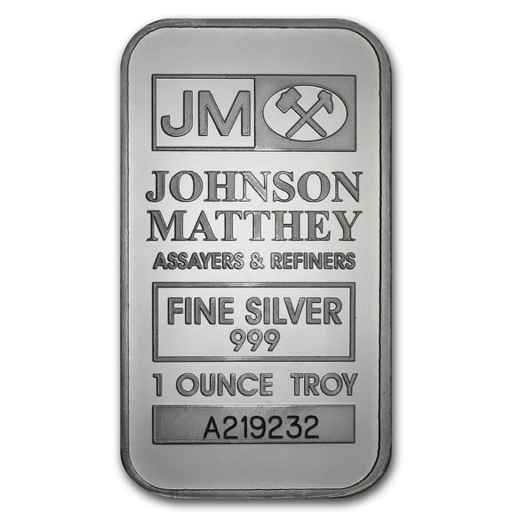 1 oz Silver Bar - Johnson Matthey