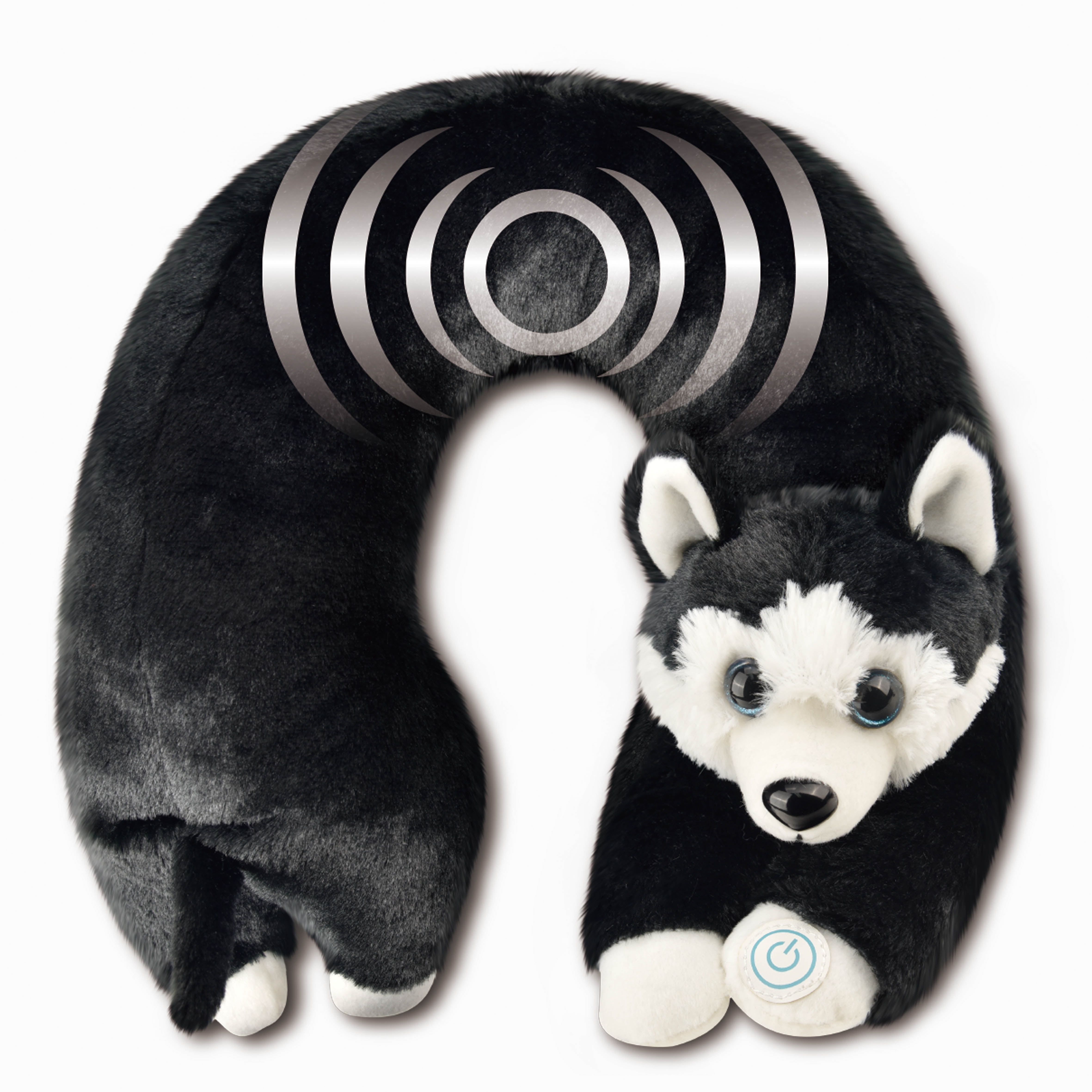 Health Touch Neck Massaging Massager Gift with Relaxing Vibration Husky