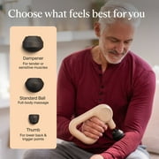 TheraGun Relief Massage Gun by Therabody | Deep Tissue Muscle Massage Gun with 3 Attachments | Sand