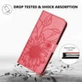 thumbnail image 4 of Decase Wallet Case for Google Pixel 8 Pro Case with Card Holder,Sunflower Pattern Leather Phone Case with Kickstand Magnetic Closure Shockproof Cover Fits for Google Pixel 8 Pro,Rose, 4 of 6
