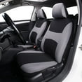 thumbnail image 2 of Funda de asiento de coche Juego de fundas universales para asientos de coche, de poliéster, tela lisa, Bicolor, accesorios interiores, Protector para asientos de coche, 2 of 8