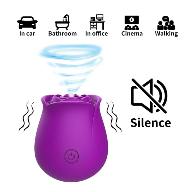 Octmom Rose Sex Toys G Spot Vibrators for Women, Purple - Walmart.com